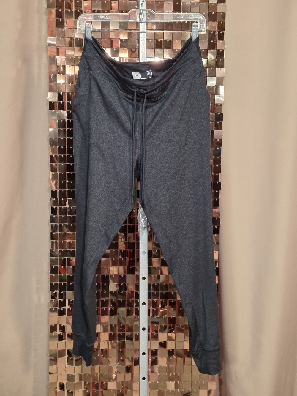 Lolë Charcoal Grey Joggers | Comfortable Athleisure Pants | Size L/G